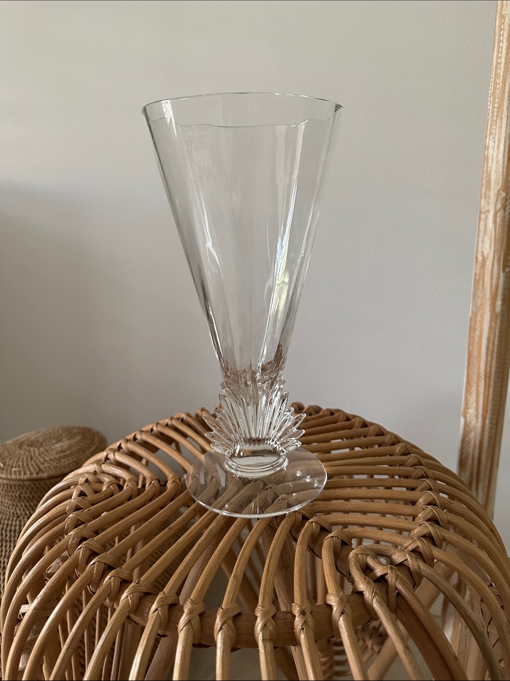 FOSTORIA flame 10” vase